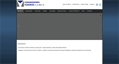 Desktop Screenshot of conversionesflexibles.com